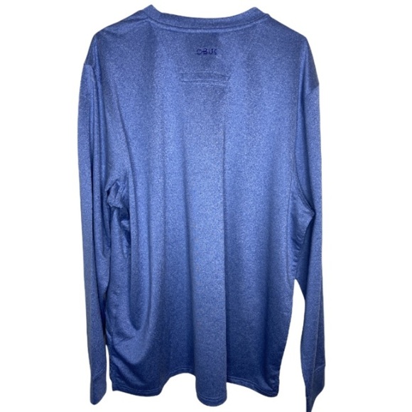 CBUK Mens Moisture Wicking Blue Long Sleeve Shirt XL - Picture 4 of 15